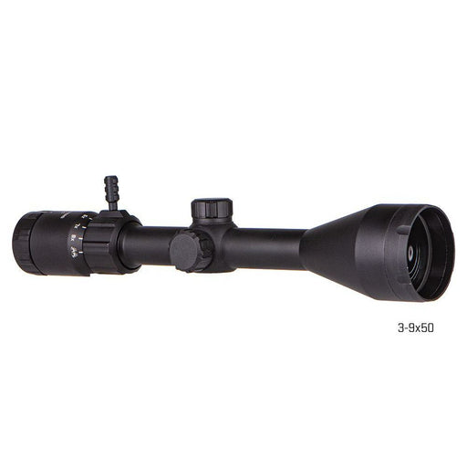 Side view of the Sig Buckmasters 3-9x50mm scope