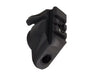 the sig sauer mcx stock adapter in the color black and is shown in a tilted view 