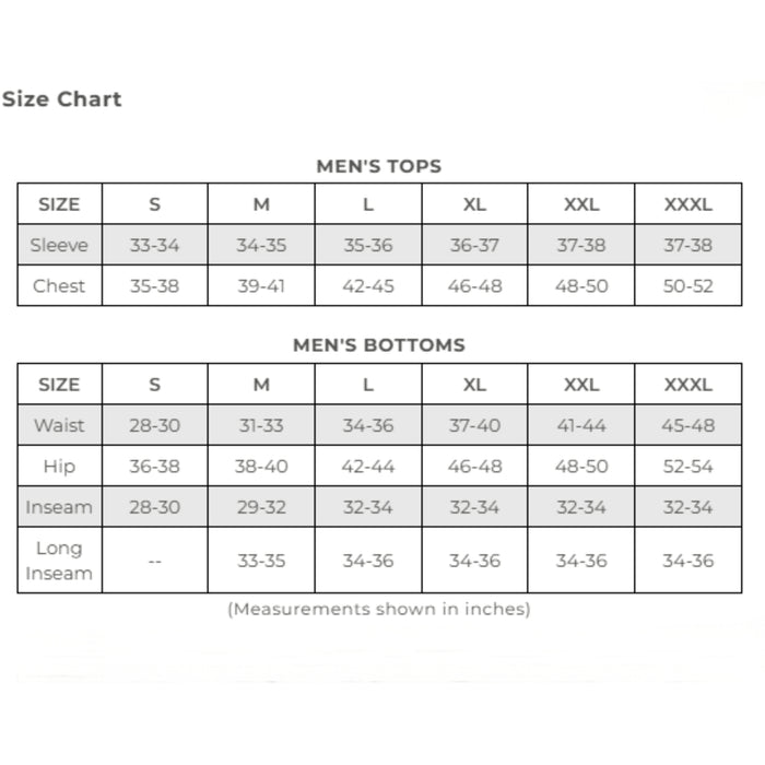 Sizing guide for the Eberlestock Alturas Hooded Jacket.