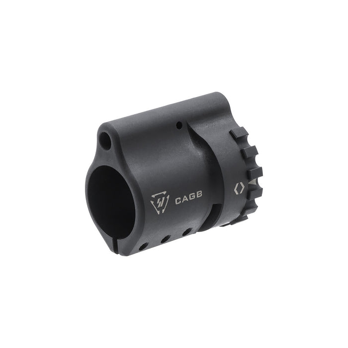 strike industries adjustable gas block assembly focusing on housing end