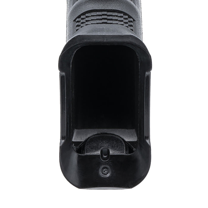 strike industries gen3 magwell for glock-17 installed bottom view