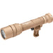surefire 6 volt ultra high output led scout light pro with z68 tailcap tan side angle left