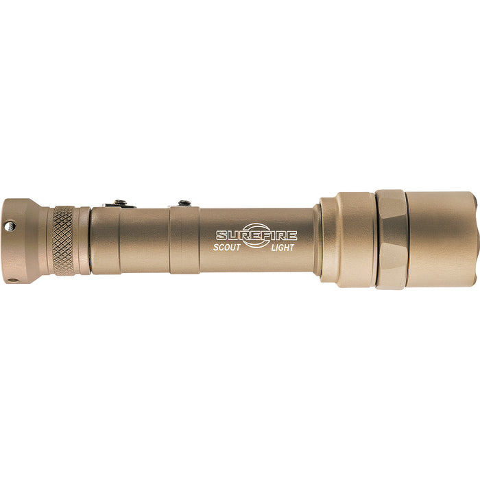 surefire 6-volt ultra-high output led scout light pro with z68 tailcap tan top view