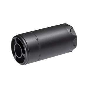 SureFire Warden Direct Thread Blast Regulator in Black with 1/2-28 threading