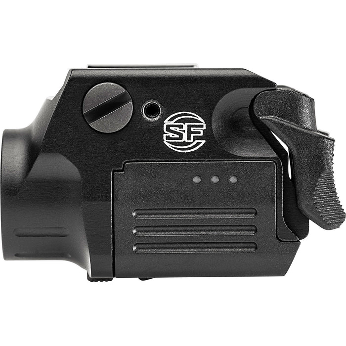surefire xsc weaponlight micro compact led handgun weaponlight black side view xsc-a