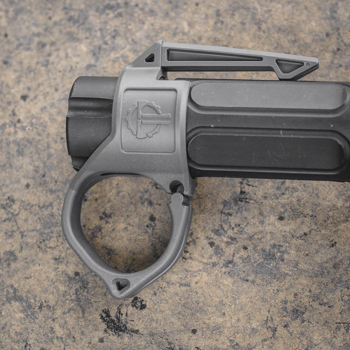 switchback hog finger ring can break away to prevent injuries