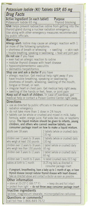 Thyrosafe | Potassium Iodide Tablets | 65 MG