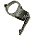 An image of the Thyrm Switchback 2.0 pocket clip in the color sage green, with the item itself positioned in the center and tilted to the left; the item's logo is branded in the center, the clip's ringer ring is on the right, and the accessory's pocket clip feature is on the left, the longer portion of the item.