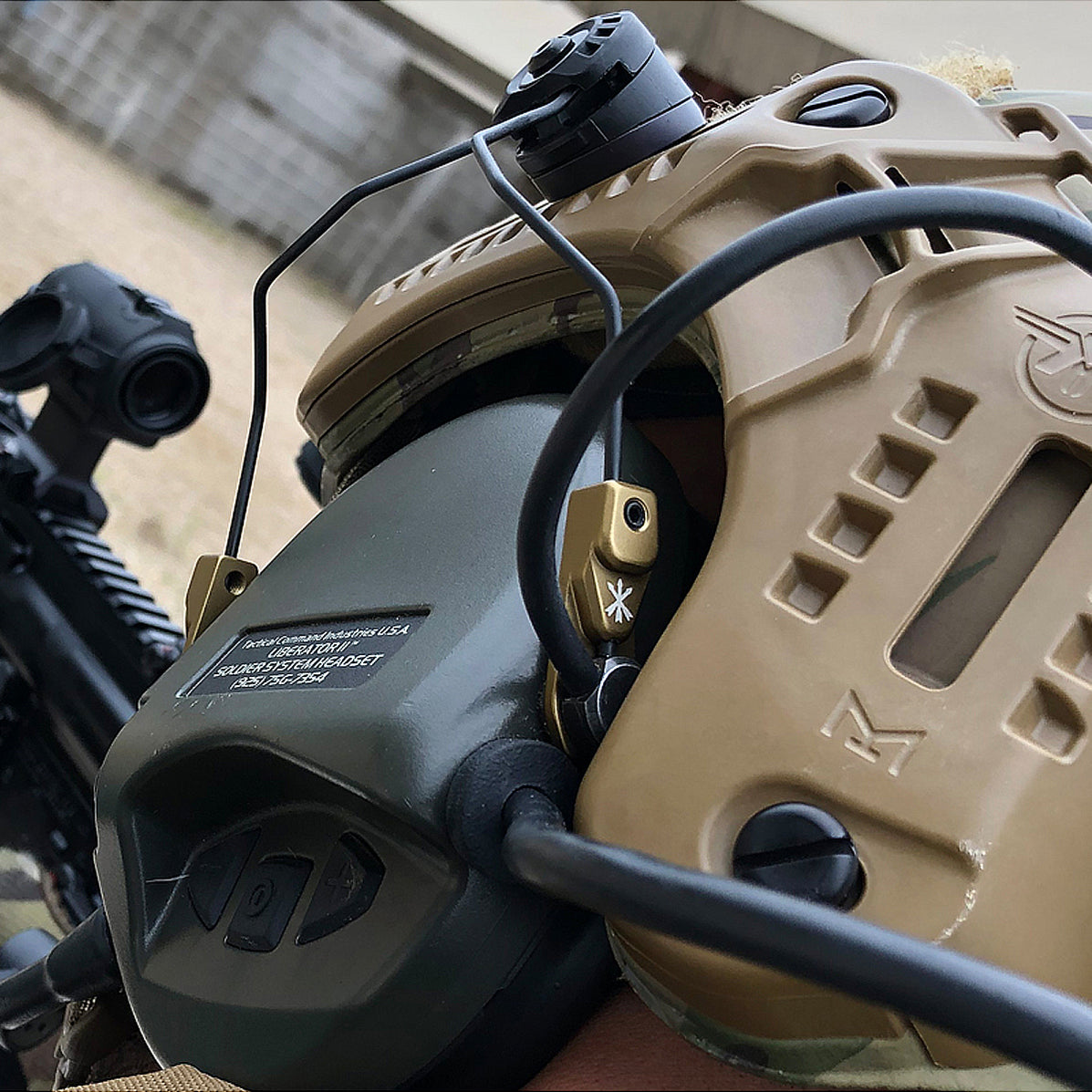 Unity Tactical SARA Sordin Adapters - Helmet Accessory — Atomic Defense