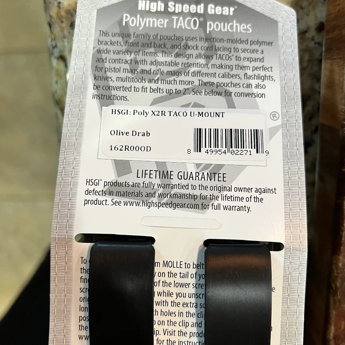 HSGI Polymer X2R TACO Rifle Pouch | Universal Fit for AR & AK Mags | MOLLE Compatible