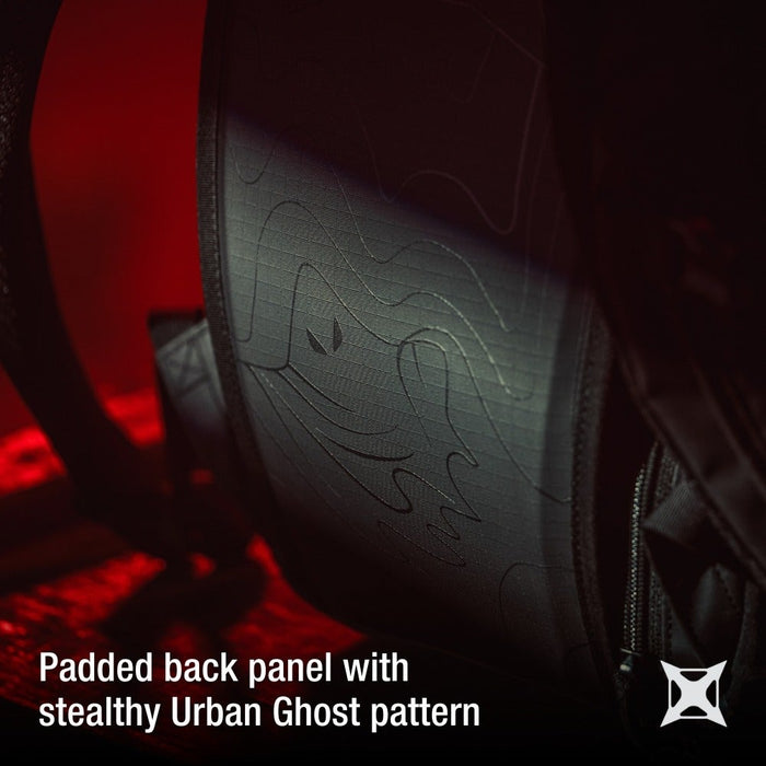 urban ghost backpack feature padded back panel