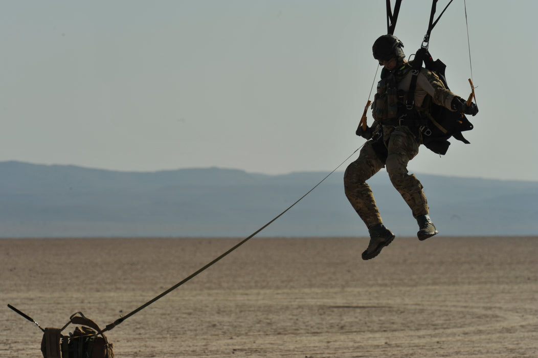 U.S. Air Force Staff Sgt. Renae Saylock using the CORE Survival DZM & WDI