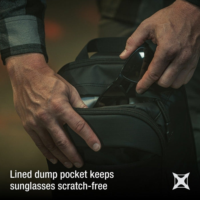vertx ghost sling feature anti scratch dump pocket