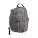 Side view of the Vertx Siege 15L Sling in Wolf Grey, highlighting the zipper pulls and expanded exterior pouch.