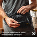 vertx socp tactical fanny pack has phone pocket that turns to NAV board