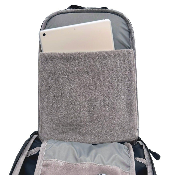 vertx urban ghost sling bag interior laptop and tablet sleeve