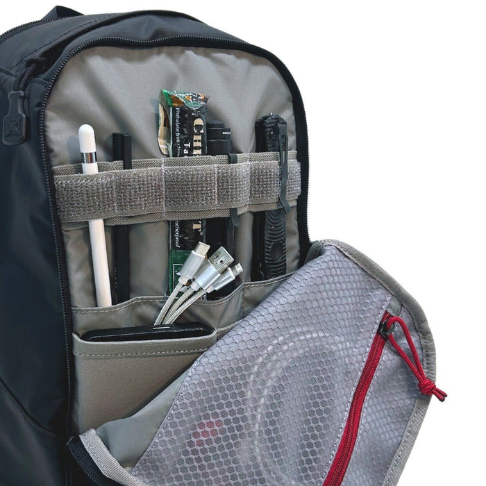 vertx urban ghost sling bag interior organizer kitted angled