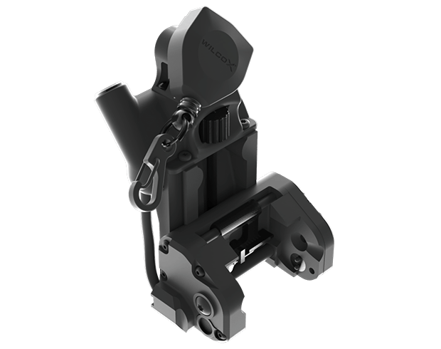 Wilcox Aeronox Mount -  Modular NVG Mount w/ Breakaway Lanyard & Reinforced Metal Frame Stiffener