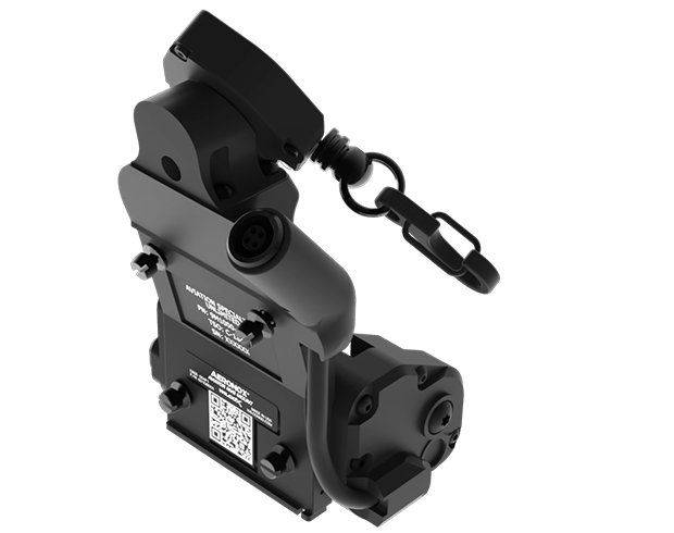 Wilcox Aeronox Mount -  Modular NVG Mount w/ Breakaway Lanyard & Reinforced Metal Frame Stiffener