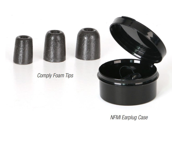 NFMI Earplugs by Ops-Core  Case & All Tip Sizes Included — Atomic Defense