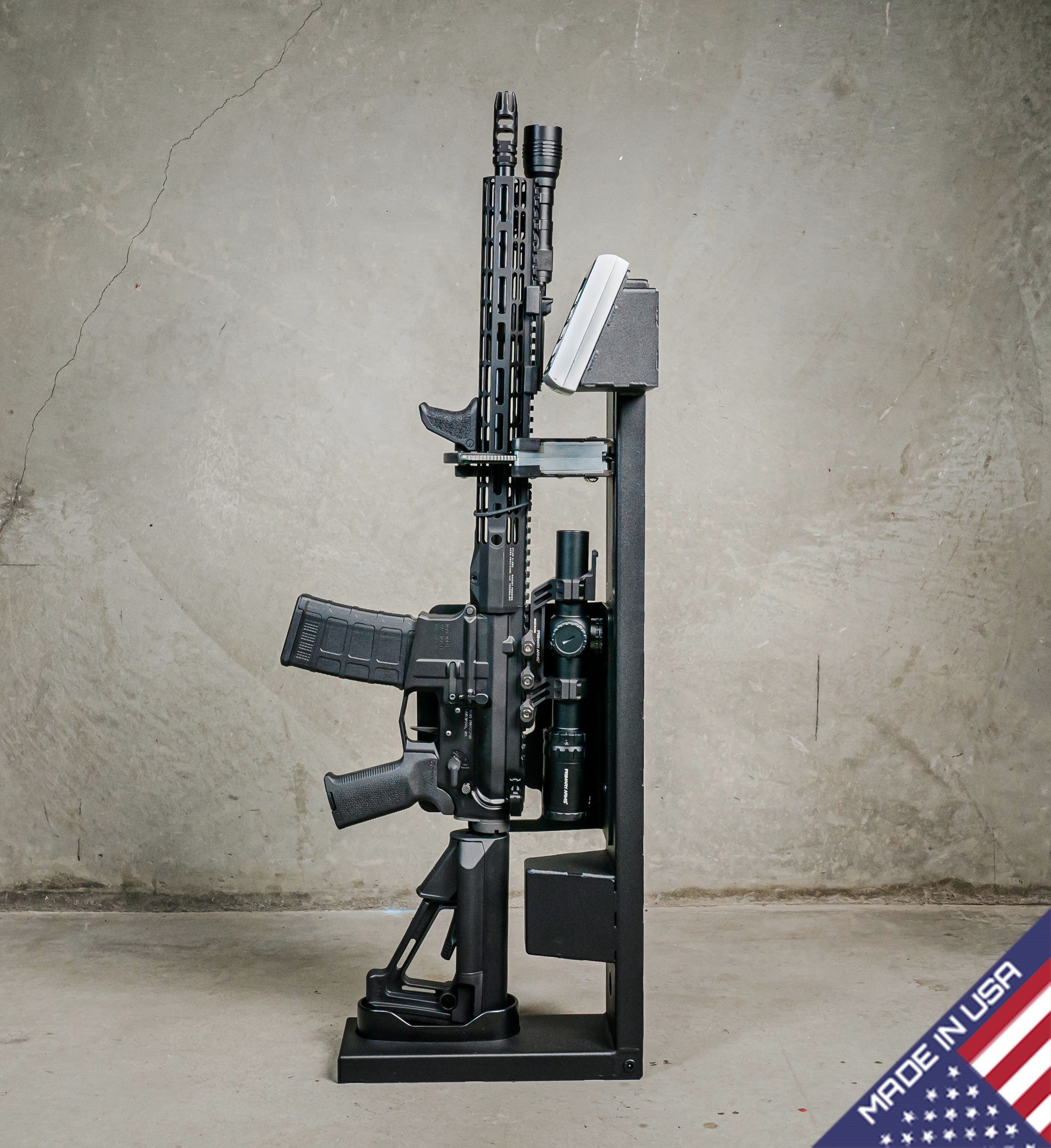 Covered 6 Ready to Deploy Rifle Rack — Atomic Defense