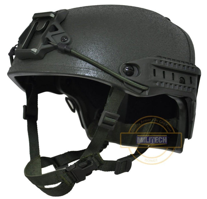 Black AirFrame Style Ballistic Helmet | NIJ Level IIIA - Atomic Defense