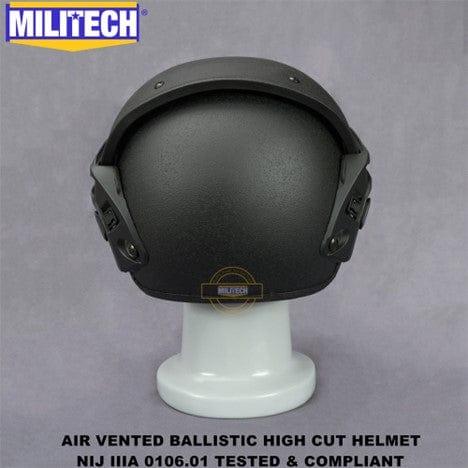 Black AirFrame Style Ballistic Helmet | NIJ Level IIIA - Atomic Defense