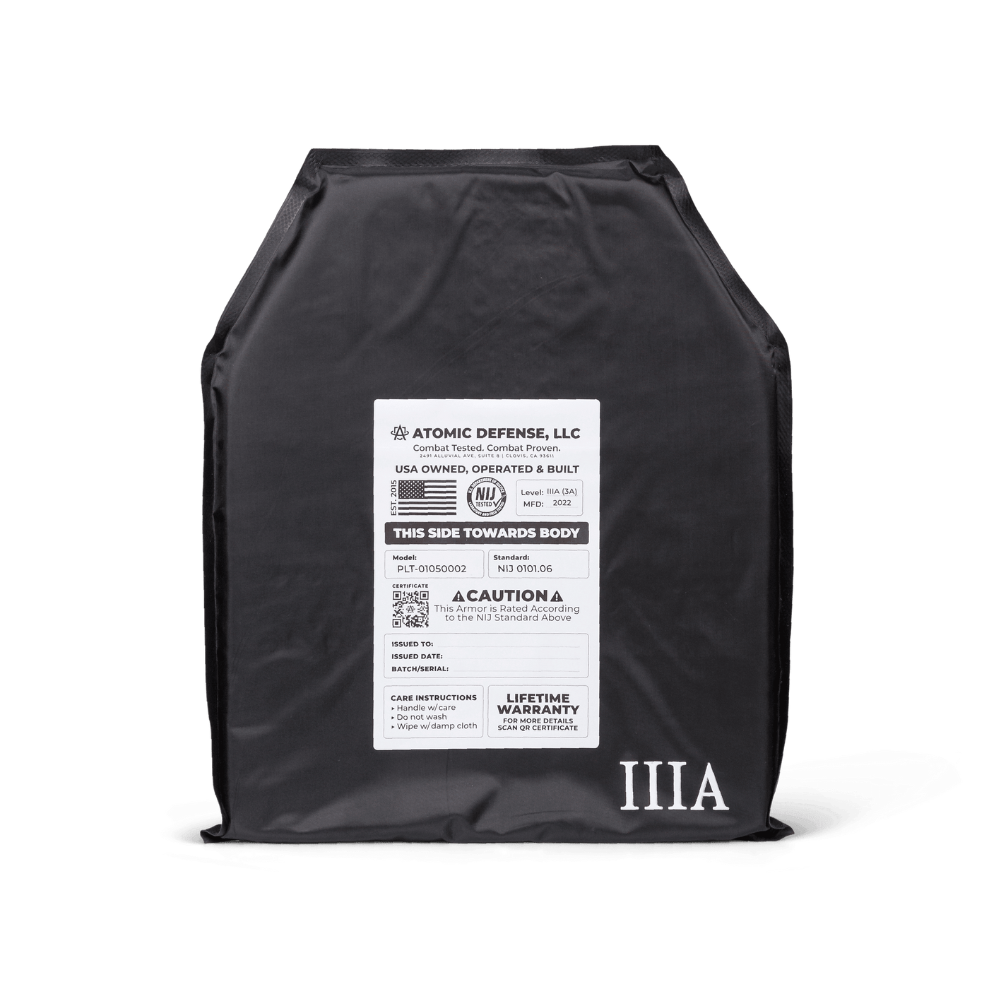 Bulletproof Backpack Insert | Level 3A, 3 and 4 Options — Atomic Defense