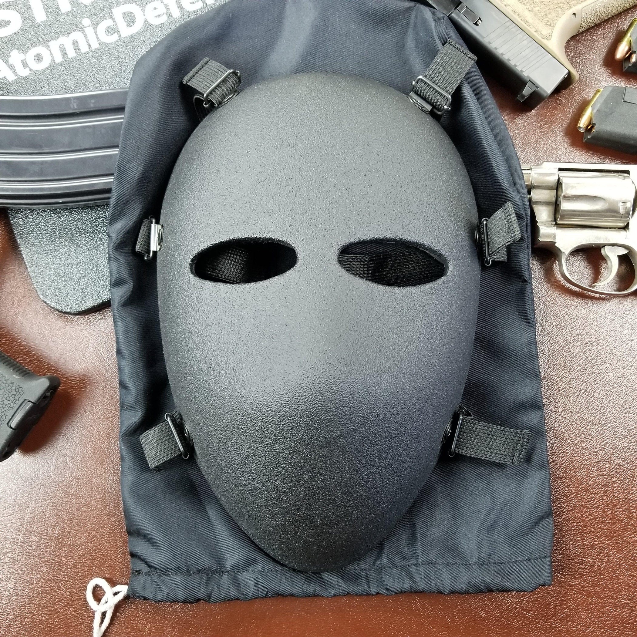 Cqb Mask CQCM™ Full Face Bulletproof Mask - USA Original - Level 3A+ — Atomic ...