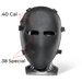 CQCM™ Full Face Bulletproof Mask | NIJ Level IIIA+ - Atomic Defense