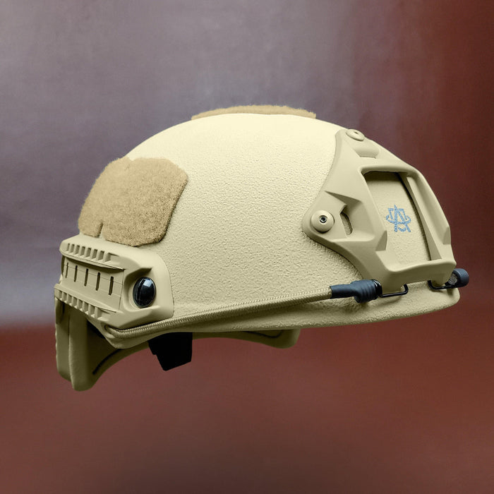 FAST High-Cut Ballistic Helmet | NIJ Level IIIA+ | Tan, Black, Green Green / 20